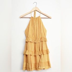 Ruffled Halter Dress